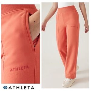 ♥️SALE♥️NWT’s-$120 ATHLETA Retro-Plush Straight Leg Pants L “Cozy” Soft Pants